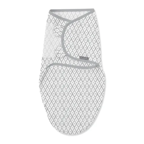Miniatura 8 de SwaddleMe - Manta original orgánica, talla S/M, de 0 a 3 meses, paquete de 2 (cielos estrellados)