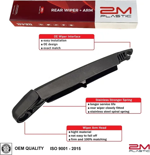 Miniatura 2 de Brazo y cuchilla del limpiaparabrisas trasero para Kia NIRO 2017-2022 NIRO EV 2019-2022 Calidad OE 98811-G5000-98850-G5000