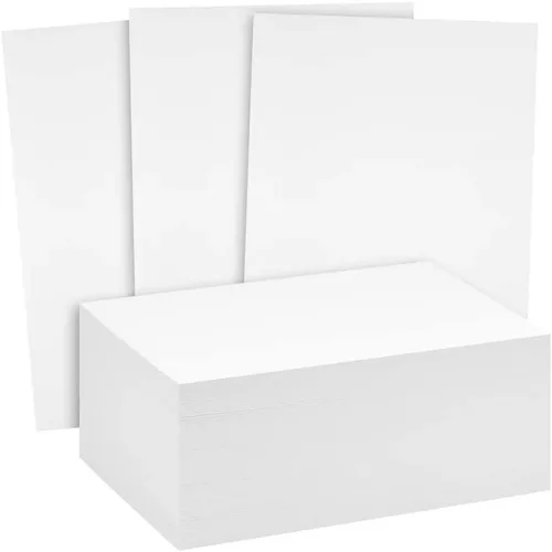 Miniatura 3 de Reskid Paquete de 100 tarjetas de índice gruesas de peso pesado de 3x5 pulgadas en cartulina de 110 libras - Perfectas para tomar notas, estudiar