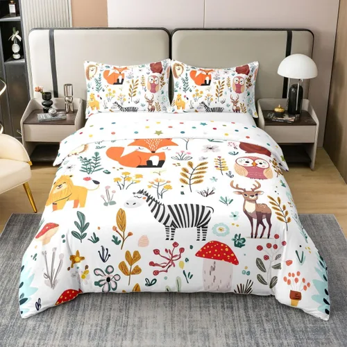 Miniatura 41 de Erosebridal - Juego de funda de edredón 100% algodón con diseño de béisbol, tamaño individual, juego de ropa de cama de sóftbol, bate deportivo