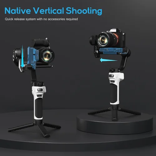 Miniatura 3 de ZHIYUN CINEPEER Weebill 3E, estabilizador de cardán ligero de 3 ejes para cámara réflex digital y sin espejo Canon/Sony/Panasonic/Nikon, carga útil