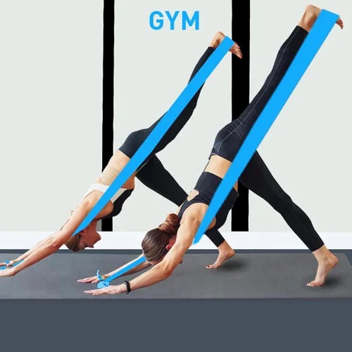 Miniatura 8 de A AZURELIFE - Bandas de resistencia profesionales largas sin látex, bandas elásticas para terapia física, yoga, pilates, rehabilitación