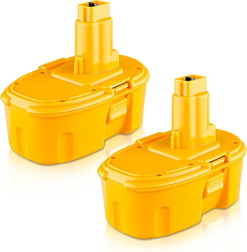 VANON Reemplazo Ni-Mh de 4.8Ah para batería Dewalt de 18 V DC9096 DC9098 DC9099 DE9038 DE9095 DE9096 DW9095 DW9095 DW9096 DW9098 Baterías 2 paquetes