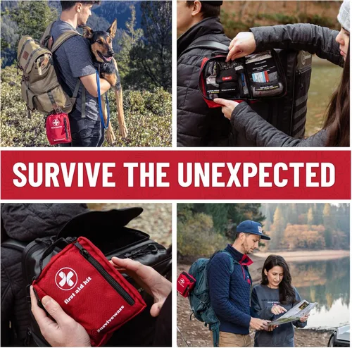 Miniatura 5 de Surviveware Kit completo de primeros auxilios de supervivencia premium de 98 piezas - Kit de emergencia médica para equipamiento de camping