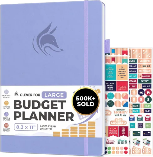 Miniatura 33 de Clever Fox Planificador de presupuesto de bolsillo, mini cuaderno de seguimiento de gastos. Organizador de presupuestos mensual, cuaderno