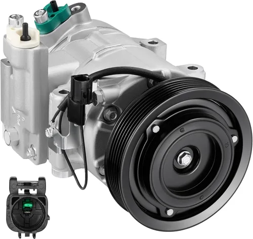 Miniatura 28 de BDFHYK 178324 Compresor de aire acondicionado con embrague compatible con Hyundai Accent 2012 2013 2014 2015 2016 2017 L4 1.6L, compatible con Kia