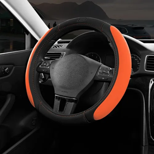 Miniatura 11 de Skechers - Funda para volante de automóvil con espuma viscoelástica, funda antideslizante para volante de 14.5-15 pulgadas, diseño cómodo y seguro
