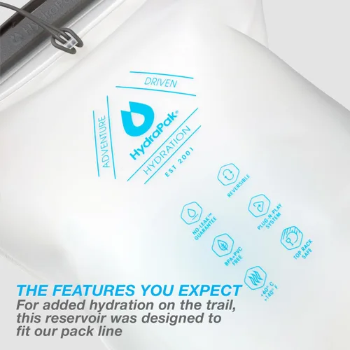Miniatura 8 de Ultimate Direction Depósito de agua, vejiga de hidratación con pajita para senderismo, correr, atletas de resistencia, 1.5L-3.0L