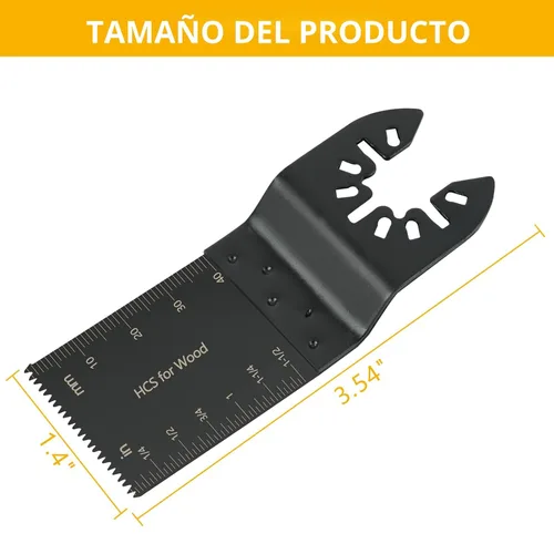 Miniatura 2 de CaRoller 100 Piezas hojas de sierra oscilantes, cuchillas de herramientas oscilantes universales, kits de cuchillas multiherramienta para madera