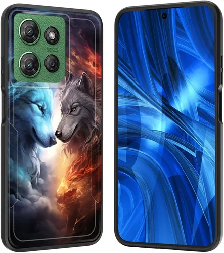 Miniatura 50 de Funda para Moto G 5G 2023, [probada en caídas de grado militar], resistente, resistente, resistente, a prueba de golpes, funda protectora