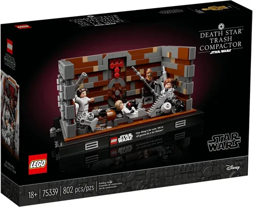 Miniatura 2 de LEGO Star Wars Death Star - Compactador de basura Diorama 75339 Kit de construcción (802 piezas)