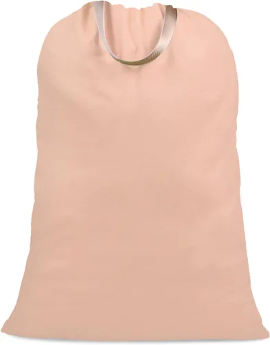 Miniatura 19 de Bolsa de lona de algodón con asas y correas de cordón, bolsas de lavandería extra grandes resistentes para lavandería y hogar, bolsa de ropa sucia