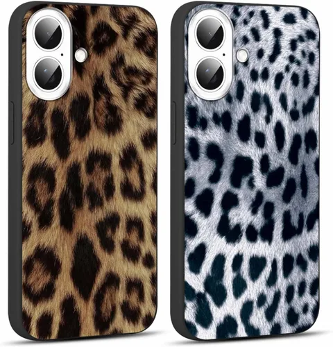 Miniatura 88 de Paquete de 2 Fundas de Teléfono Bonitas con Estampado de Guepardo para Apple iPhone 13 Pro Max de 6.7 Pulgadas, Fundas de Diseño