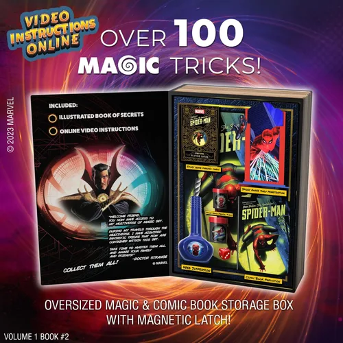 Miniatura 5 de Marvel Spider-Man Magic Set - Más de 100 trucos de superhéroes fáciles de aprender para niños y adultos