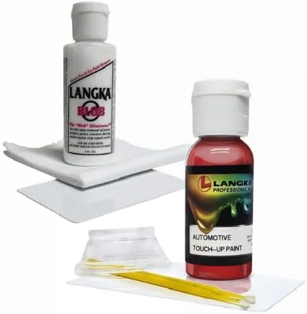 Miniatura 4 de Langka Pintura de retoque de 1 onza compatible con 2020, Ford, Escape, D4, Lucid Red Pearl Tricoat.