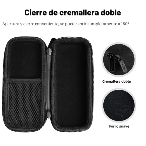 Miniatura 5 de ProCase Estuche rígido para recortadora y afeitadora eléctrica, organizador de viaje bolsa de transporte para QP2520 QP2530 QP2620 QP2630 - Negro