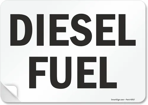 Miniatura 10 de SmartSign Letrero "Diesel Combustible" Aluminio de 7" x 10