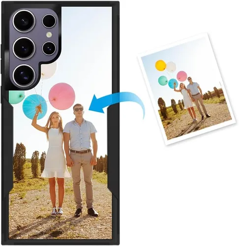 Miniatura 26 de Funda protectora personalizada para Samsung Galaxy S22 Ultra 5G (versión 2022), funda protectora de doble capa resistente con múltiples fotos, a