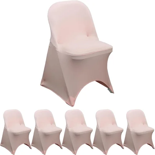 Miniatura 34 de YOUR CHAIR COVERS - Funda para silla plegable de elastano azul claro - Funda de cojín tapizada plegable elástica ajustable extraíble lavable