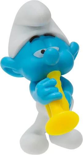 Miniatura 8 de The Smurfs Paquete de 10 figuras clásicas del 40 aniversario – Cuenta con pitufina de 2 pulgadas, gruñón, codicioso, papá pitufo, cerebro, fuerte
