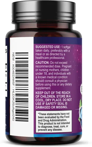 Miniatura 9 de Vitamina D con K2 (MK-7) – Vitamina D3 5000IU (125 mcg) por porción – Suplemento complejo D3K2 para huesos, dientes, músculos, absorción de calcio