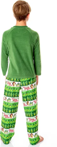 Miniatura 2 de INTIMO Elf The Movie - Conjunto de pijama para niños con cabeza de algodón Ninny-Muggins, Multi colorido