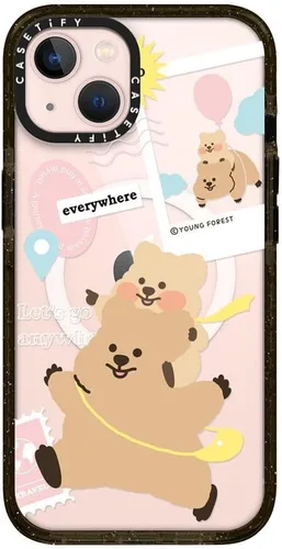 Miniatura 145 de Funda Impact de CASETiFY para iPhone 13 Pro Max con Magsafe - Estuche Claro Cuento de Invierno - Claro Negro Estuche transparente Winter Tale