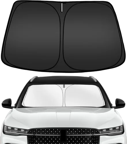 Miniatura 37 de ARISMOTOR - Parasol plegable para parabrisas para Honda Civic 11.ª generación 2022-2025 2026, protector de visera de sol personalizado para ventana