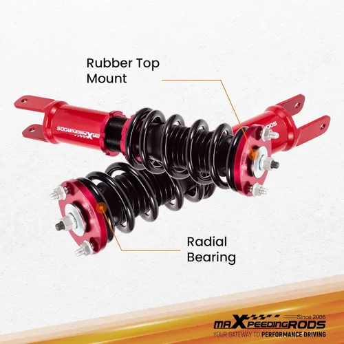 Miniatura 7 de maXpeedingrods Coilovers para Honda Civic 1988-2000, para Honda CRX 1988-1991, para Honda CR-X del Sol 1992-1995, para Acura Integra 1994-2001, Kit