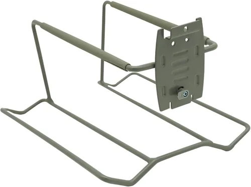 Miniatura 3 de Aolamegs Soporte para raqueta de tenis de metal para montaje en pared, de acero resistente, soporte de almacenamiento para raqueta de bádminton