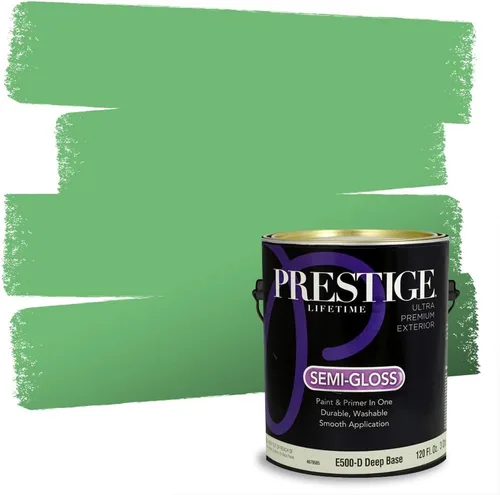 Miniatura 32 de PRESTIGE Pintura exterior e imprimación en uno, aloe, plano, 1 galón