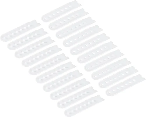 Miniatura 45 de uxcell Tapa de correa Snapback, agujeros de plástico ajustable sombrero broche hebilla reemplazo para reparación de tapas