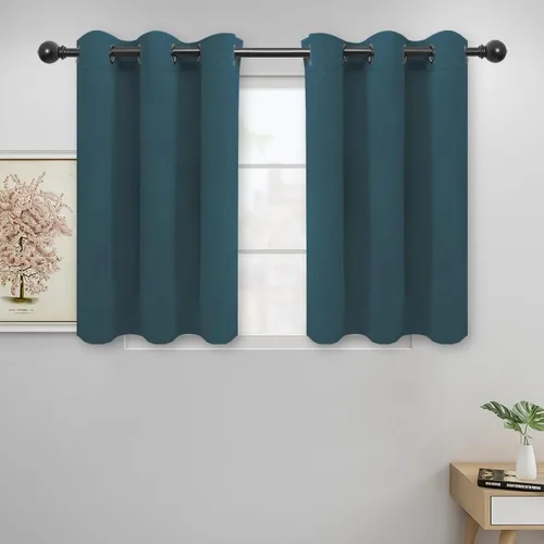 Miniatura 280 de Easy-Going - Cortinas opacas para dormitorio, aislamiento térmico sólido con ojales, cortinas de ventana para reducción de ruido, cortinas