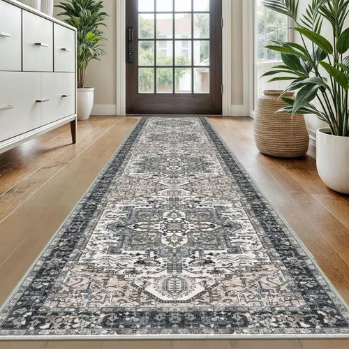 Miniatura 127 de KOZYFLY Alfombra Pequeña de Área 2x3 Pies Alfombras para Entrada Lavable Boho Alfombra de Entrada Antideslizante Tapete de Puerta Interior Entrada