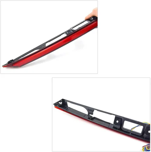 Miniatura 2 de Lente Roja Óptica 3D Completa LED Tipo Secuencial Trasera Señal de Giro Luz Trasera Freno para Toyota Camry 2018 2019 2020 2021 2022 2023 rojo