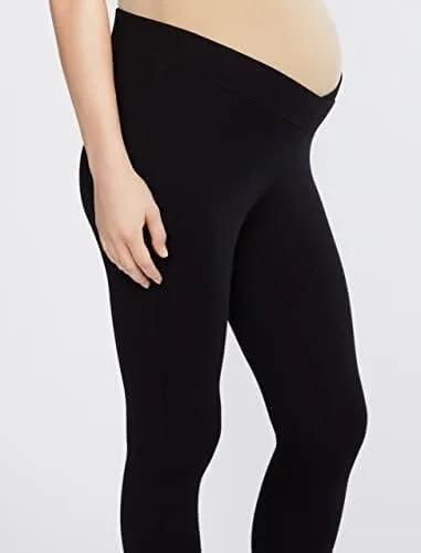 Miniatura 4 de Motherhood Maternity Women's Maternity Bump Start 2 Pack Under Belly Casual Leggings