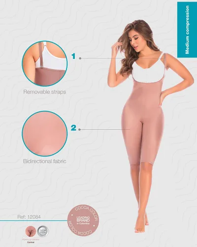 Miniatura 14 de DELIÉ by Fajas DPrada 09075 Fajas Colombianas Faja Posparto Faja Moldeadora de Cuerpo Completo para Mujer