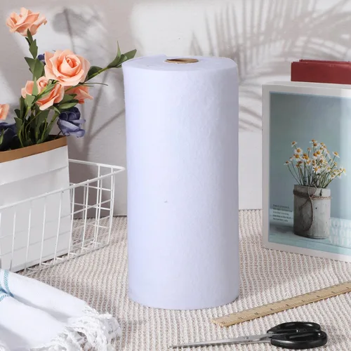 Miniatura 7 de Vincreem 2 rollos de algodón de bateo de 12 x 10 yardas, suministros de costura para edredones perforados con agujas, proyectos de bricolaje