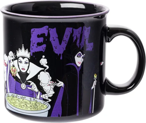 Miniatura 14 de Silver Buffalo - Taza grande de cerámica de Disney Villanos La Sirenita Ursula Almas Pobres Desafortunadas Glitter Camper, 20 onzas Úrsula Pobres