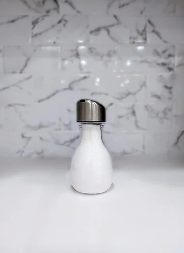 Miniatura 5 de J&M DESIGN Dispensador de azúcar acrílico con boquilla de acero inoxidable para café, té y hornear, recipiente de 9.5 onzas
