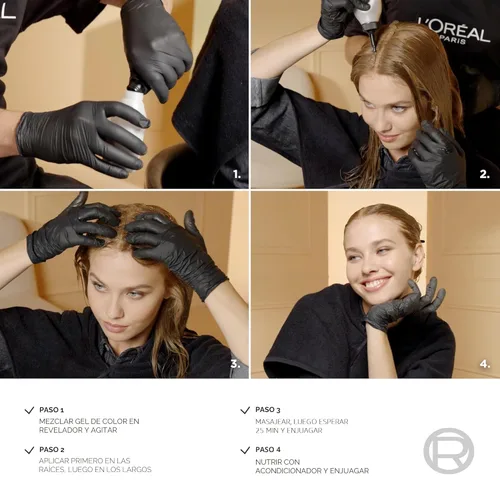 Miniatura 7 de L'Oreal Paris Superior Preference - Tinte permanente luminoso que desafía la decoloración, tinte para el cabello hasta 9 semanas de resplandor, 4SM