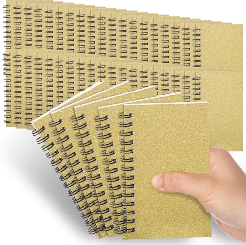 Miniatura 19 de Jutom 18 piezas de pequeños cuadernos en espiral, blocs de notas 3x5 a granel, pequeños cuadernos de bolsillo, mini blocs de notas con páginas