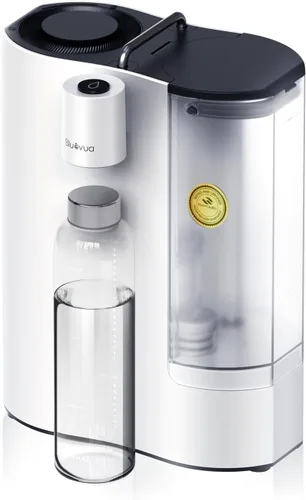 Miniatura 7 de Bluevua RO100ROPOT-Filtro de agua para encimera con sistema de ósmosis inversa de viaje, filtración compacta de 6 etapas con UV, incluye botella