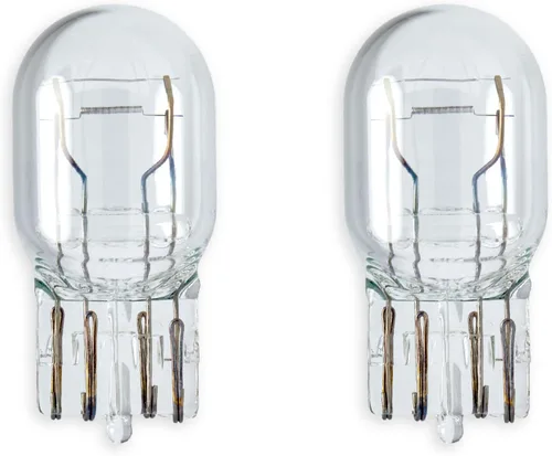lumenivo Repuesto para bombillas Philips 7443 en miniatura automotrices de 25 W 13.5 V T6.5 base de cuña para luz trasera de freno, respaldo