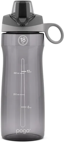 Miniatura 23 de Pogo Botella de agua de plástico sin bisfenol A con tapa con pico de 32 onzas, color azul atolón Azul (Blue Atoll)