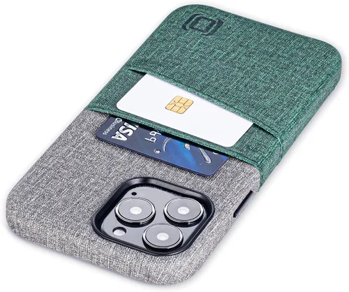 Miniatura 11 de Dockem Funda tipo cartera para iPhone 13 con placa metálica integrada para montaje magnético y 2 bolsillos para tarjetas de crédito: Luxe M2, piel
