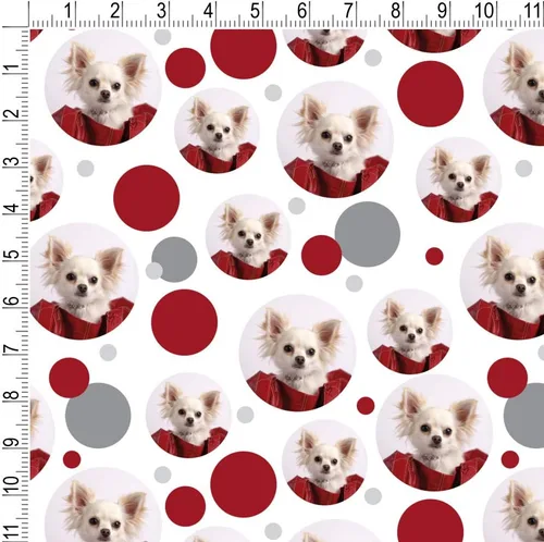 Miniatura 2 de GRAPHICS & MORE Chihuahua Puppy Dog in Bag - Rollo de papel de regalo