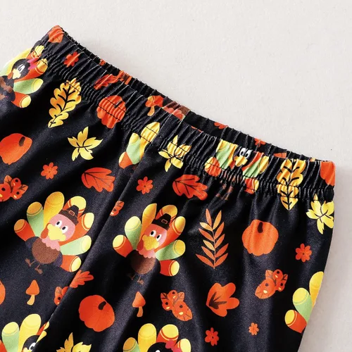 Miniatura 35 de Kucnuzki Conjunto de ropa para bebé niña pequeña, camisa de manga con volantes, pantalón floral, ropa de otoño e invierno para niña