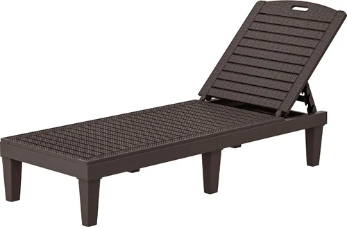Miniatura 13 de YITAHOME - Tumbonas para exteriores con cojín y respaldo ajustable, tumbonas resistentes para patio junto a la piscina, fácil montaje, impermeables