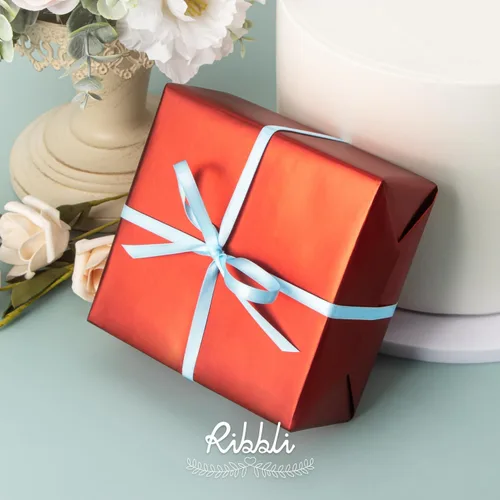 Miniatura 498 de Ribbli - Cinta de satén de doble cara dorada, 1/2 pulgada x 25 yardas, uso para ramo de lazos de manualidades, envoltura de regalos, decoración
